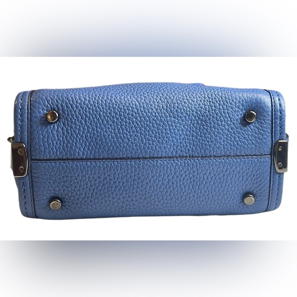 Coach swagger 21 Azure blue crossbody/shoulder leather bag - Picture 7 of 17